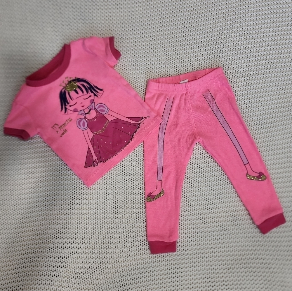 PL sleep baby girl pajamas size 12M